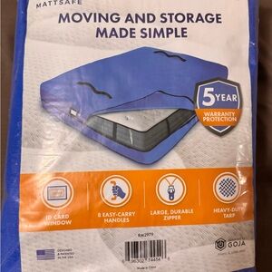 Blue Moving Mattress protector and Storage Tarp